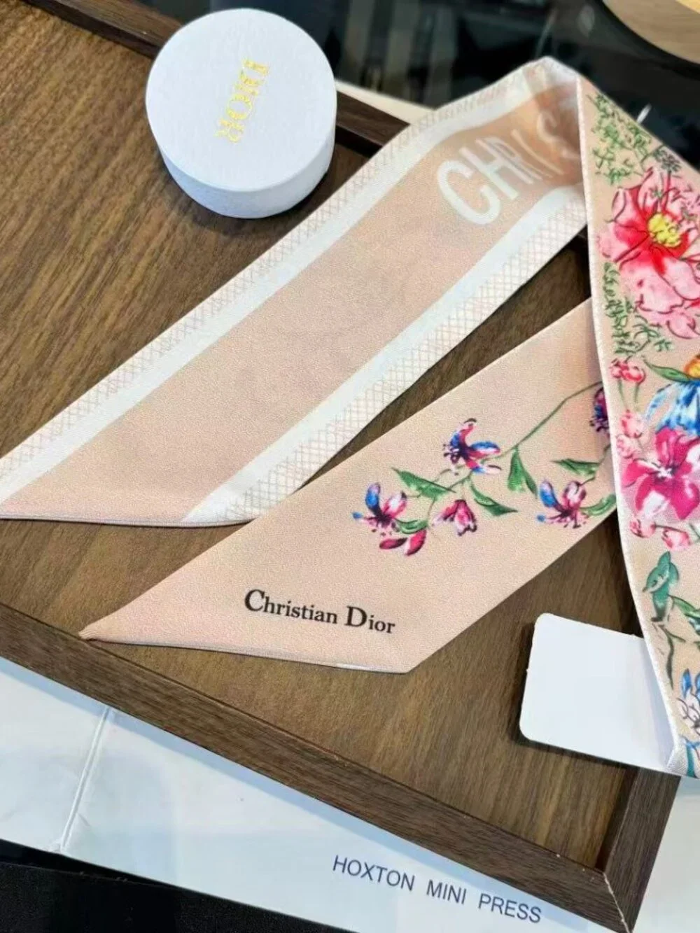✨Christian Dior Twilly Scarf Silk Women's CHRISTIAN DIOR